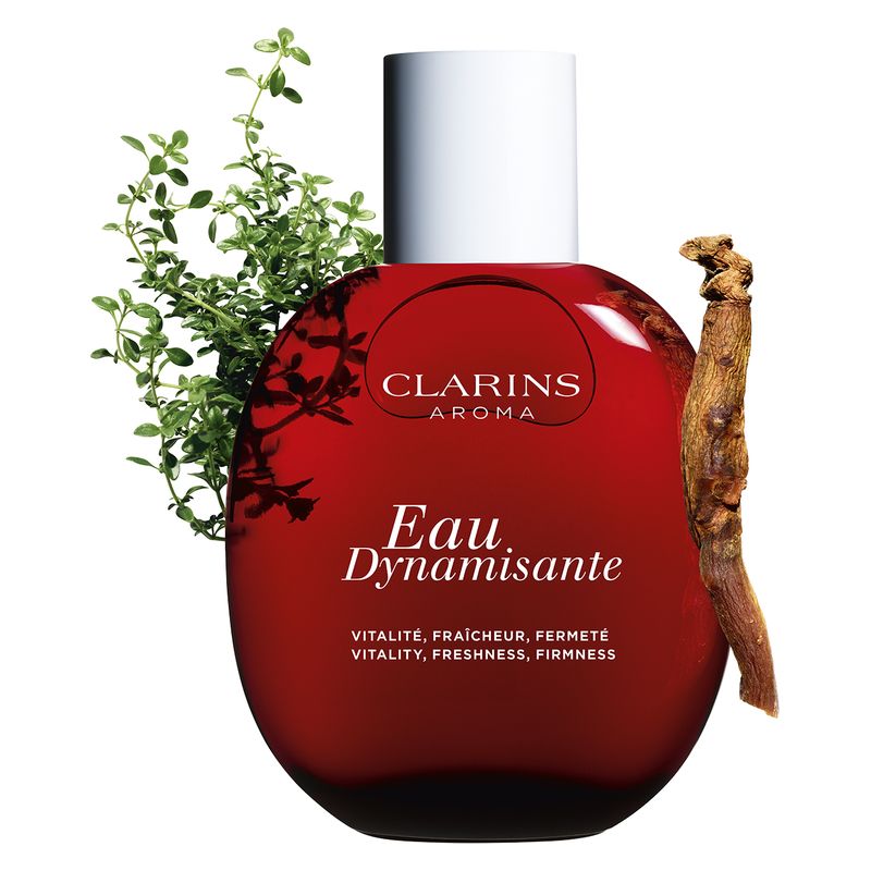 Clarins Aroma Eau Dynamisante, Acqua di Trattamento Unisex, 200 ml Spray, Deodorante Energizzante e Rinfrescante, Profumo Agrumato Aromatico