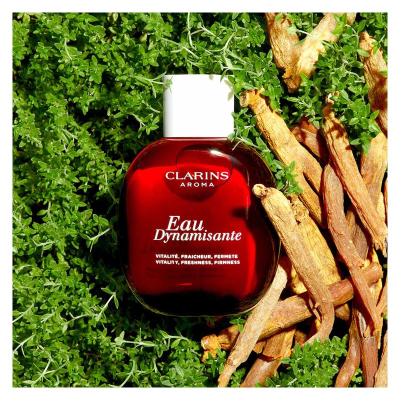 Clarins Aroma Eau Dynamisante, Acqua di Trattamento Unisex, 200 ml Spray, Deodorante Energizzante e Rinfrescante, Profumo Agrumato Aromatico