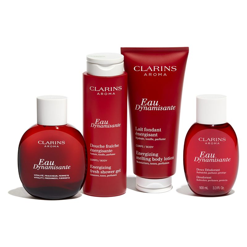 Clarins Aroma Eau Dynamisante, Acqua di Trattamento Unisex, 200 ml Spray, Deodorante Energizzante e Rinfrescante, Profumo Agrumato Aromatico