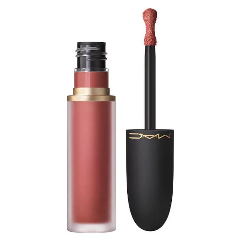 MAC Cosmetics MAC Powder Kiss Lip + Cheek Mousse Velvet Teddy Rossetto Brillante/matt per Labbra Applicatore