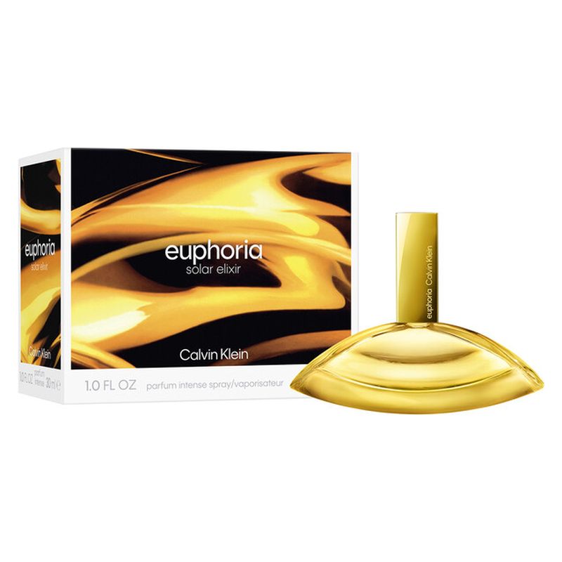 Calvin Klein Euphoria Solar Elixir, Parfum Intense Donna, 30 ml Spray, Profumo Ambrato Floreale con note di Mango, Orchidea Dorata e Vaniglia