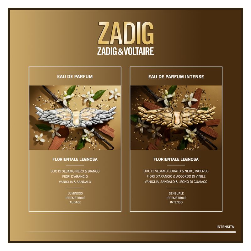 Zadig & Voltaire - ZADIG EAU DE PARFUM INTENSE Zadig & Voltaire - ZADIG EAU DE PARFUM INTENSE