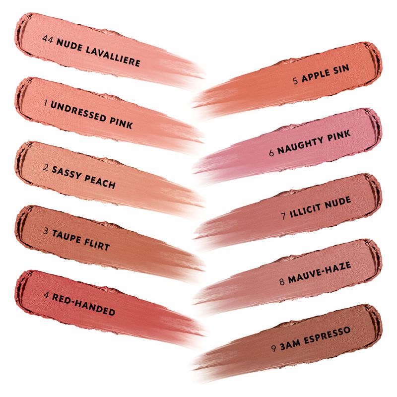 Yves Saint Laurent Lovenude Lip Blusher, Rossetto Balsamo Labbra Donna, 3 g, 2 Sassy Peach, Effetto Soft Matte, Idratante e a Lunga Tenuta