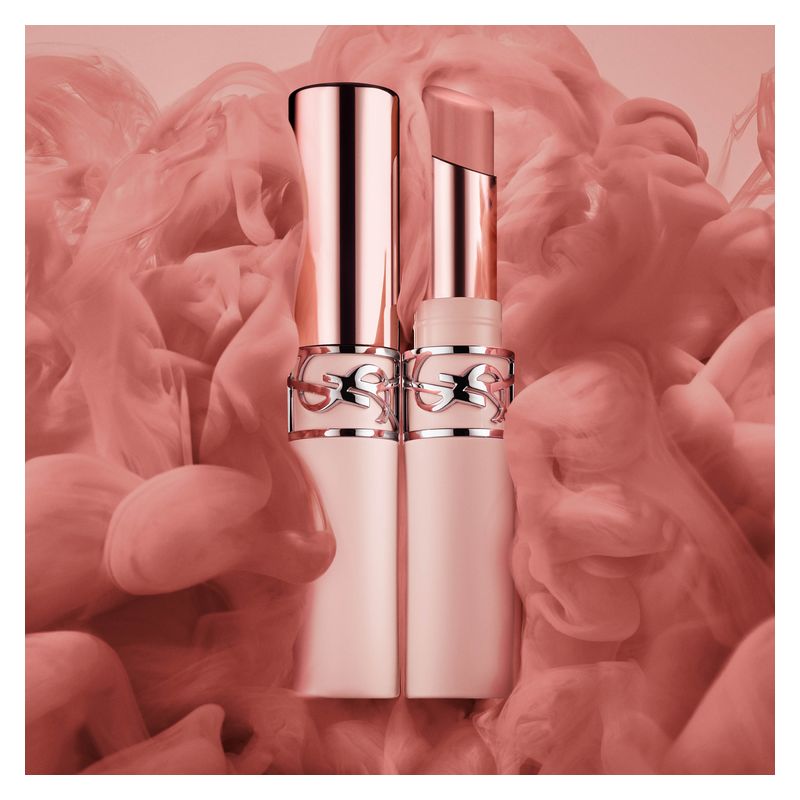 Yves Saint Laurent Lovenude Lip Blusher, Rossetto Balsamo Labbra Donna, 3 g, 2 Sassy Peach, Effetto Soft Matte, Idratante e a Lunga Tenuta