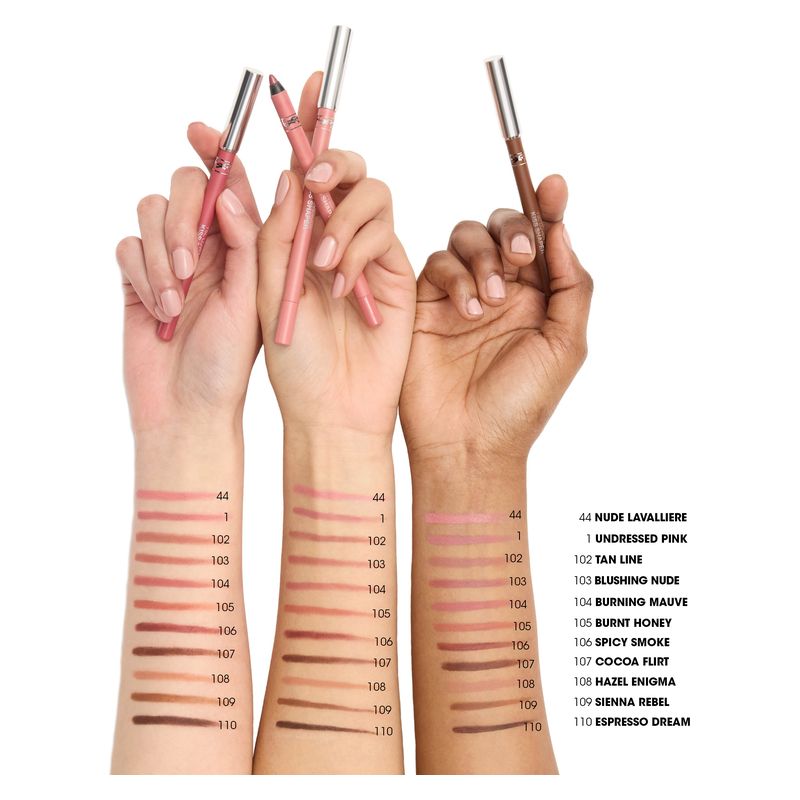 Yves Saint Laurent Lovenude Kiss Shaper, Matita Labbra Modellante e Volumizzante, Lunga Tenuta 12H, Colore 110 Espresso Dreams, Finish Soft Matte, 1.2 g