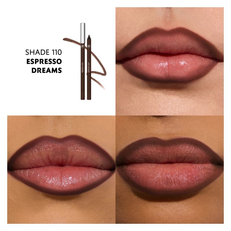 Yves Saint Laurent Lovenude Kiss Shaper, Matita Labbra Modellante e Volumizzante, Lunga Tenuta 12H, Colore 110 Espresso Dreams, Finish Soft Matte, 1.2 g