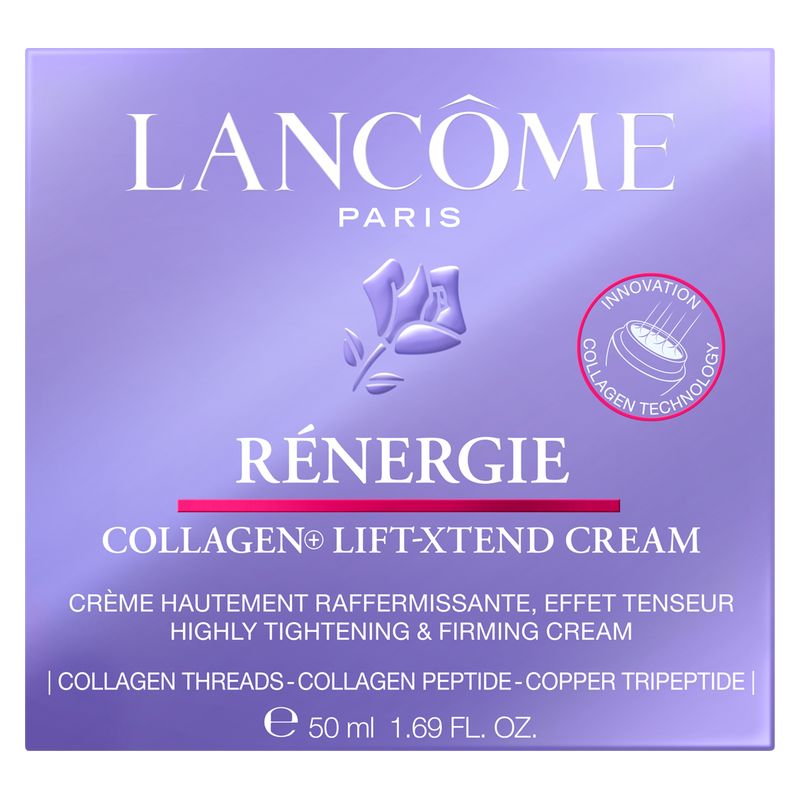 Lancôme Rénergie Collagen+ Lift-Xtend Cream, Crema Viso Antirughe Donna, 50 ml, Trattamento Rassodante con Collagene per un Effetto Lifting Immediato