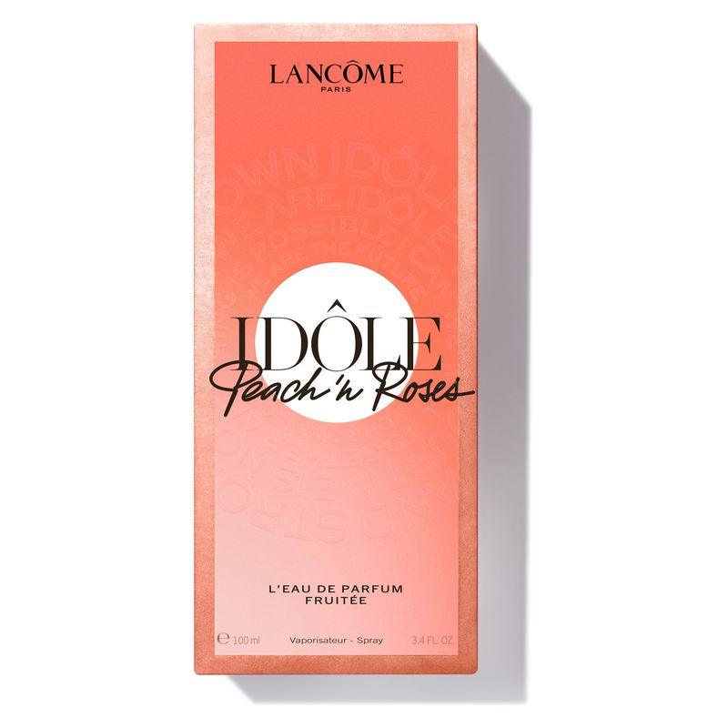 Lancome Idôle Peach'n Roses, Eau de Parfum Donna, 100 ml Spray, Fragranza Floreale Fruttata, Profumo femminile con note di Pesca e Rosa