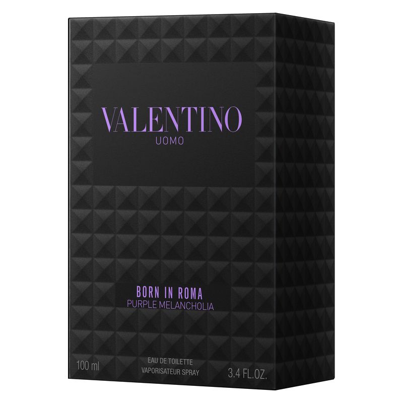 Valentino Born In Roma Uomo Purple Melancholia, Eau de Toilette Uomo, 100 ml Spray, Profumo Ambrato Legnoso con Note di Cocco e Cardamomo Valentino Born In Roma Uomo Purple Melancholia, Eau de Toilette Uomo, 100 ml Spray, Profumo Ambrato Legnoso con Note di Cocco e Cardamomo