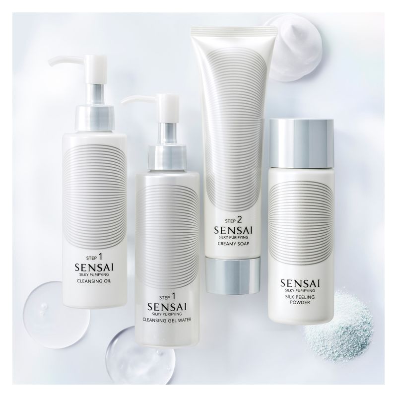 SENSAI Silky Purifying Cleansing Gel Water Step 1, Gel Detergente Struccante Viso, Rimuove il Make-up, Preserva l'Idratazione, 150 ml SENSAI Silky Purifying Cleansing Gel Water Step 1, Gel Detergente Struccante Viso, Rimuove il Make-up, Preserva l'Idratazione, 150 ml