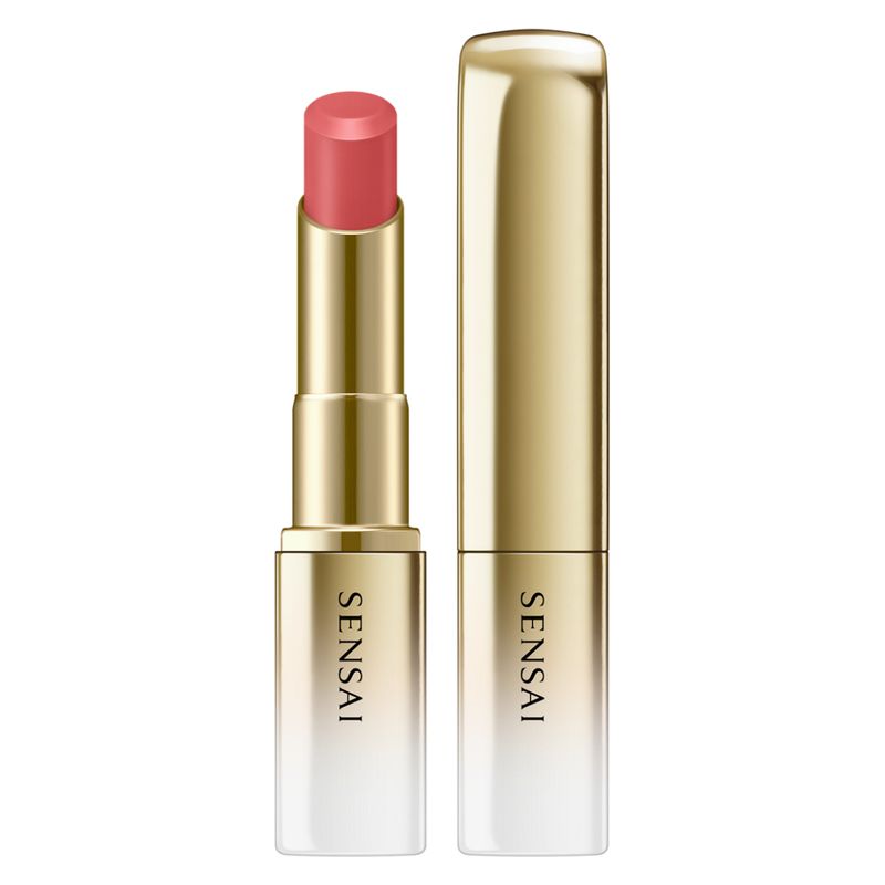 SENSAI Moisture Intense Lipstick, Rossetto Ricarica (Refill), MI02 Peach Beige, 3.7 g, Idratante a Lunga Tenuta, Colore Intenso con Finish Luminoso