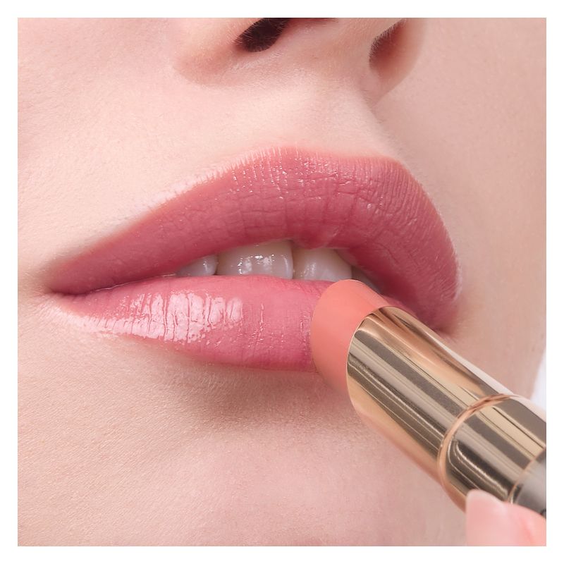 SENSAI Moisture Intense Lipstick, Rossetto Ricarica (Refill), MI02 Peach Beige, 3.7 g, Idratante a Lunga Tenuta, Colore Intenso con Finish Luminoso