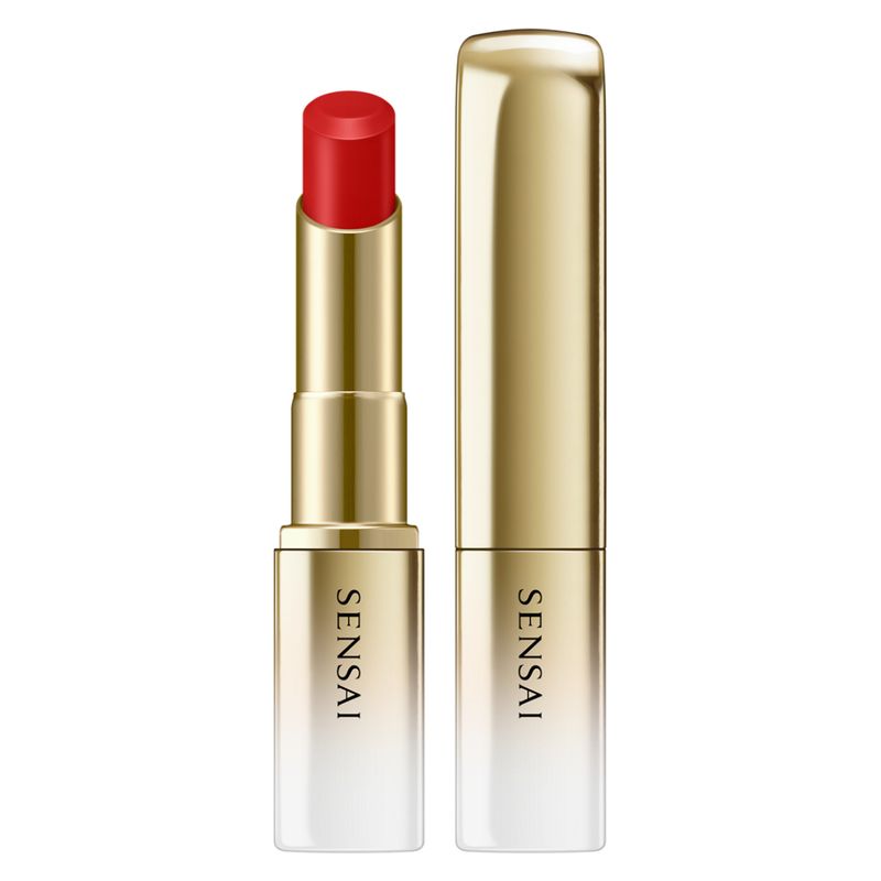 SENSAI Moisture Intense Lipstick (refill), Rossetto Idratante e Luminoso, MI04 Tomato Red, 3.7 g, Lunga Tenuta con Finish Brillante