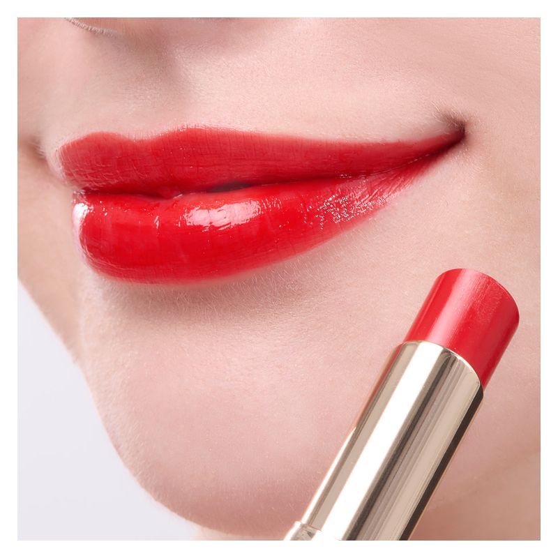 SENSAI Moisture Intense Lipstick (refill), Rossetto Idratante e Luminoso, MI04 Tomato Red, 3.7 g, Lunga Tenuta con Finish Brillante