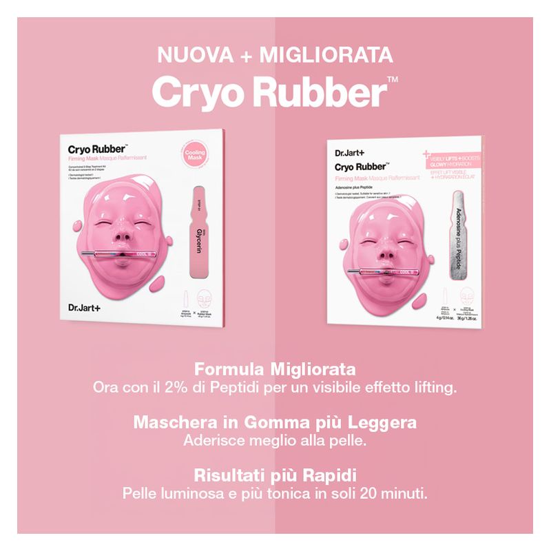 DR.JART+ - Cryo Rubber Firming Hydrogel Mask kit with Adenosine