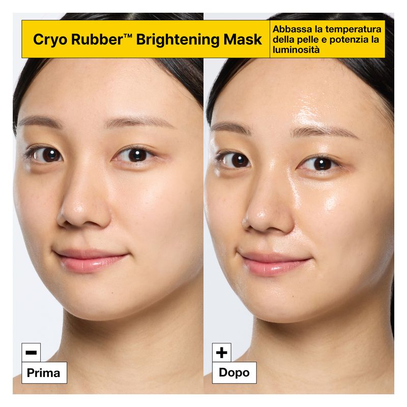 DR.JART+ - Cryo Rubber Brightening Hydrogel Mask kit with Niacinamide