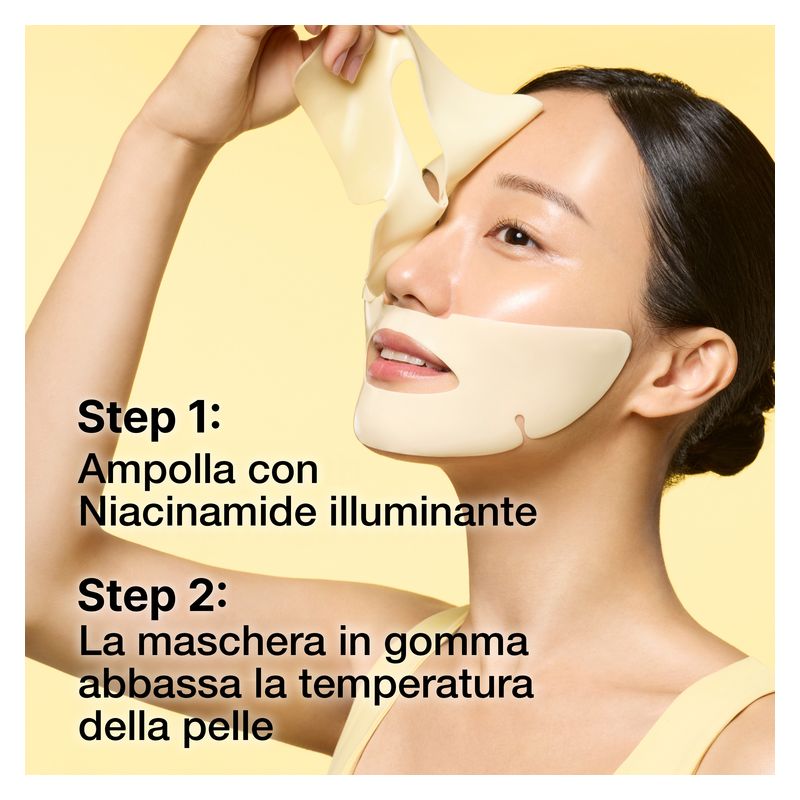 DR.JART+ - Cryo Rubber Brightening Hydrogel Mask kit with Niacinamide