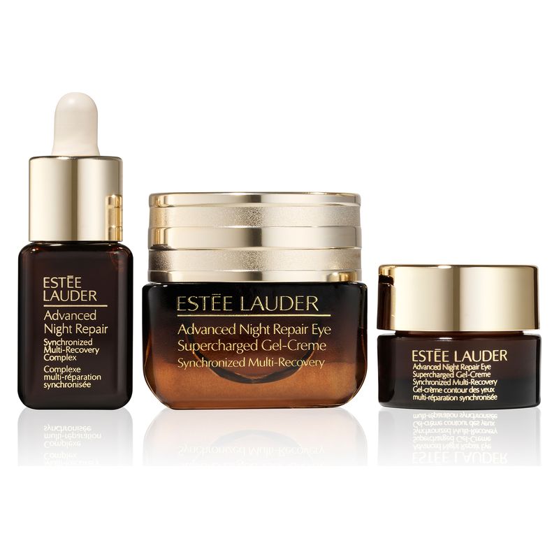 Estee Lauder Advanced Night Repair Eye, Cofanetto Trattamento Viso e Contorno Occhi Donna, con Siero e Crema Gel Supercharged, Anti-Rughe e Idratante