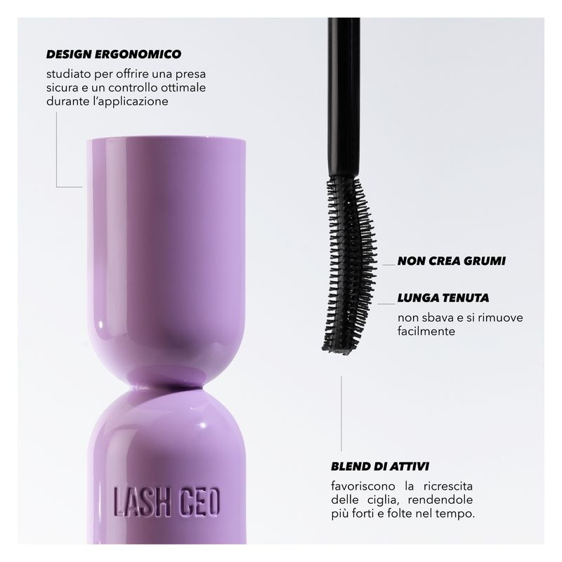MULAC - LASH CEO MASCARA 3 IN 1 LASH CEO - VOLUME, CURVATURA E DEFINIZIONE MULAC - LASH CEO MASCARA 3 IN 1 LASH CEO - VOLUME, CURVATURA E DEFINIZIONE