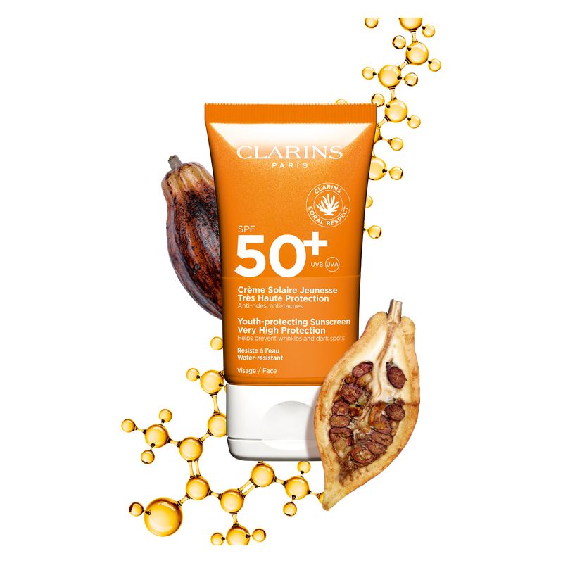 Clarins - CRÈME SOLAIRE JEUNESSE TRÈS HAUTE PROTECTION SPF 50+ - CREMA SOLARE VISO SPF 50+