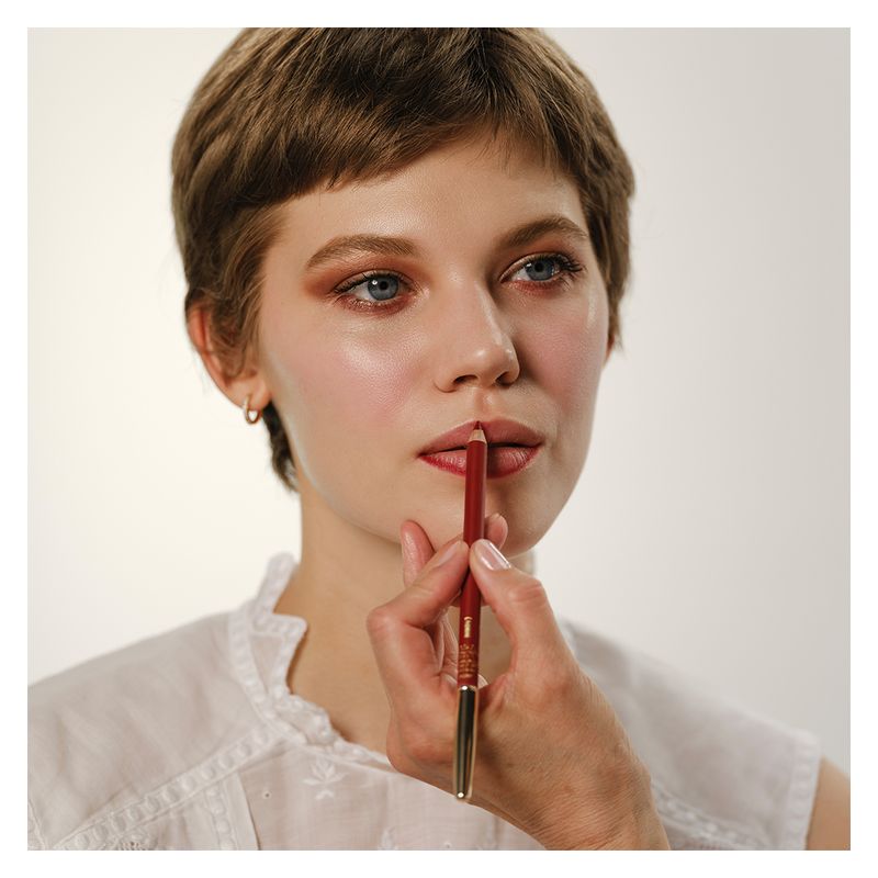 Sisley Phyto-Lèvres Perfect, Matita Labbra Donna, 12 Carmin, 1.2 g, Lunga Tenuta con Pennello Applicatore, Contorno labbra preciso e colore intenso