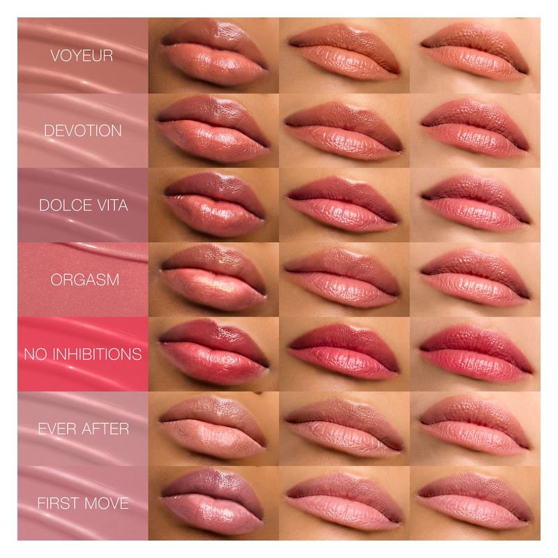 NARS Afterglow Sensual Shine Lipstick, Rossetto Idratante Luminoso, Colore 212 First Move, 1.6 g, Lunga Tenuta, Effetto Volumizzante e Finish Brillante