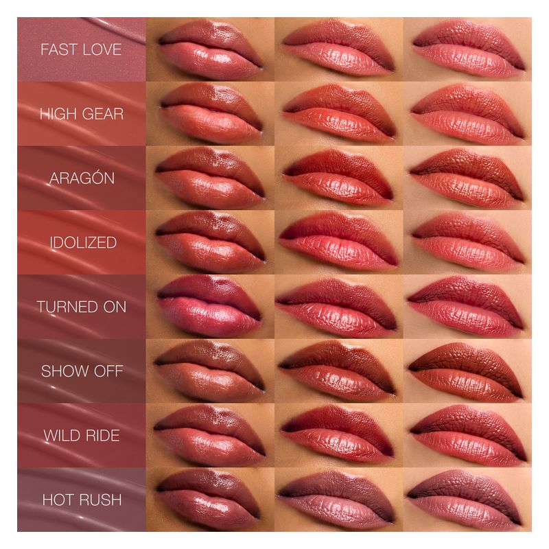 NARS Afterglow Sensual Shine Lipstick, Rossetto Idratante Luminoso, Colore 212 First Move, 1.6 g, Lunga Tenuta, Effetto Volumizzante e Finish Brillante