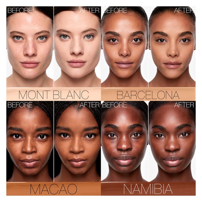 NARS Natural Matte Longwear Foundation, Fondotinta Fluido Donna, 30 ml, M3 Stromboli, Lunga Tenuta 24 Ore, Finish Matte Naturale, Controllo Lucidità