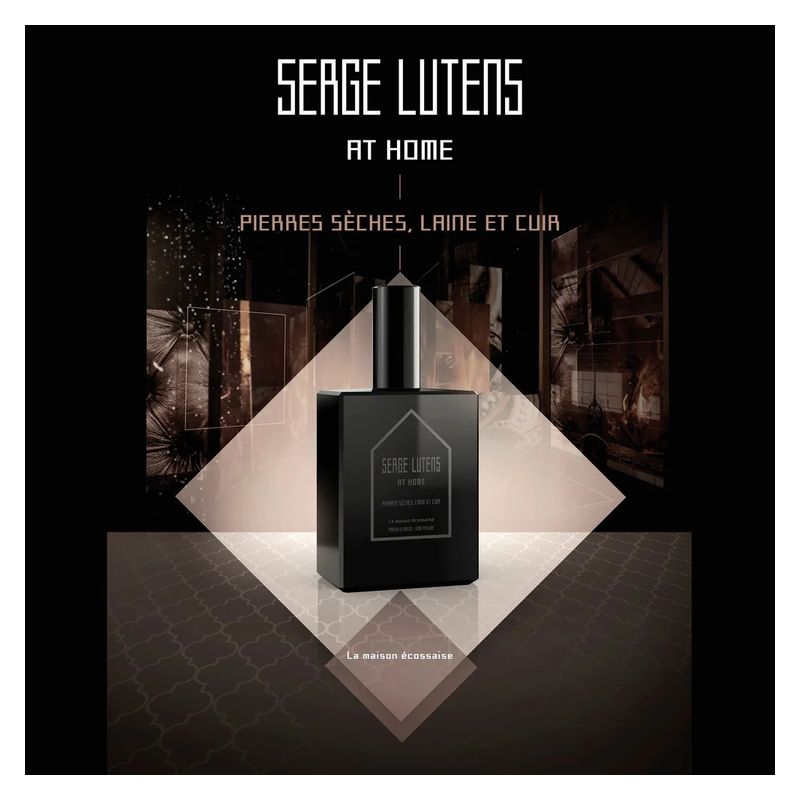 Serge Lutens - AT HOME Pierres sèches, laine et cuir - La Maison Ecossaise