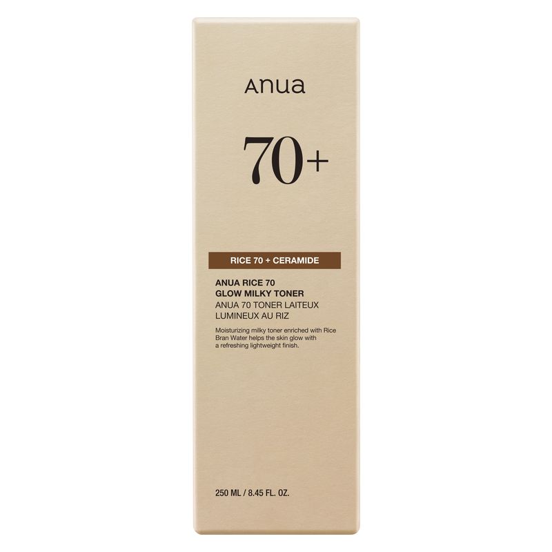 ANUA - 70+ RICE 70 + CERAMIDE GLOW MILKY TONER