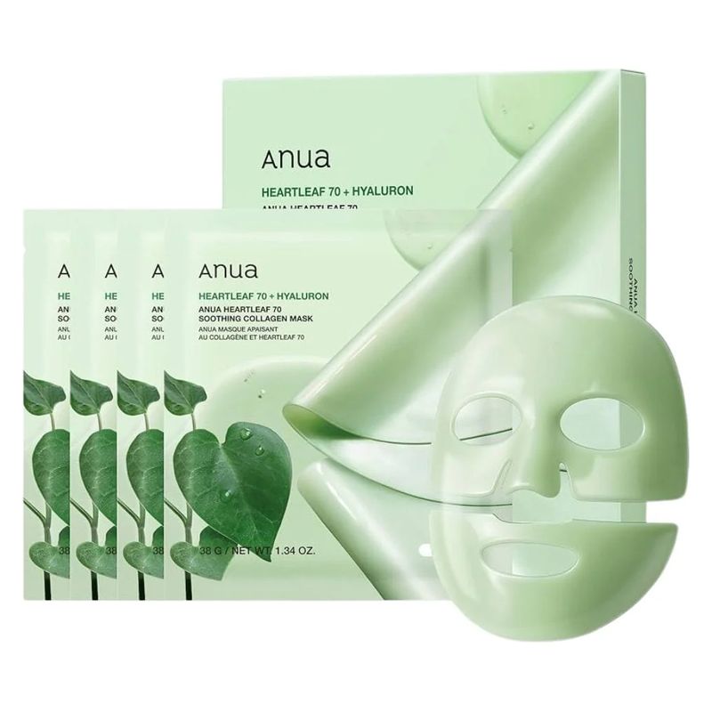 ANUA - HEARTLEAF 70+ HYALURON SOOTHING COLLAGEN MASK