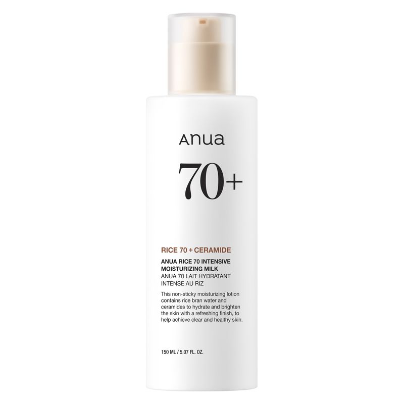 ANUA - 70+ RICE 70 + CERAMIDE INTENSIVE MOISTURIZING MILK ANUA - 70+ RICE 70 + CERAMIDE INTENSIVE MOISTURIZING MILK