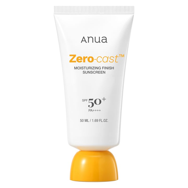 ANUA - ZERO-CAST MOISTURIZING FINISH SUNSCREEN SPF 50+ ANUA - ZERO-CAST MOISTURIZING FINISH SUNSCREEN SPF 50+