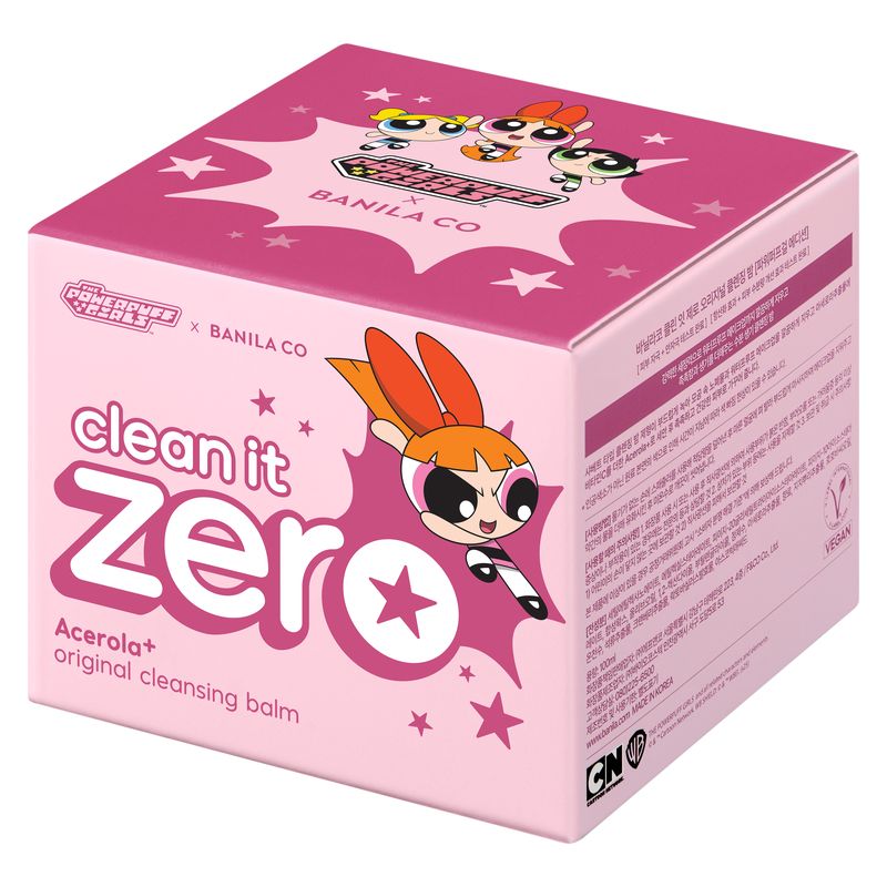 BANILA CO - CLEAN IT ZERO ORIGINAL CLEANSING BALM THE POWERPUFF GIRLS BANILA CO - CLEAN IT ZERO ORIGINAL CLEANSING BALM THE POWERPUFF GIRLS