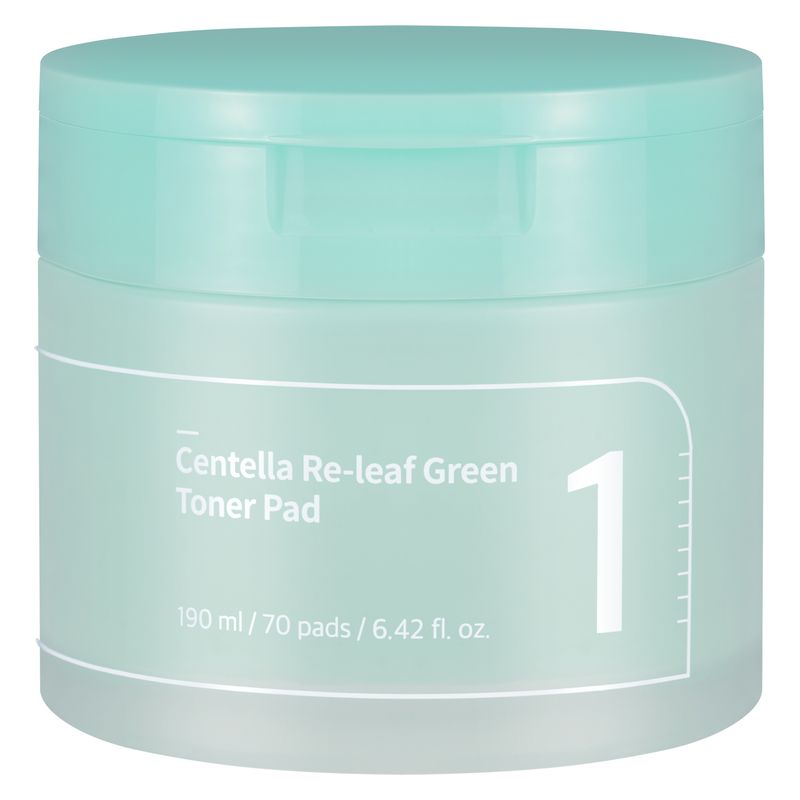 NUMBUZIN - NUMBUZIN 1 CENTELLA RE-LEAF GREEN TONER PAD NUMBUZIN - NUMBUZIN 1 CENTELLA RE-LEAF GREEN TONER PAD