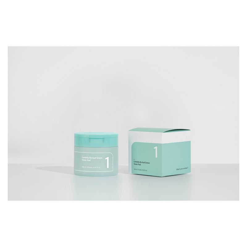 NUMBUZIN - NUMBUZIN 1 CENTELLA RE-LEAF GREEN TONER PAD NUMBUZIN - NUMBUZIN 1 CENTELLA RE-LEAF GREEN TONER PAD