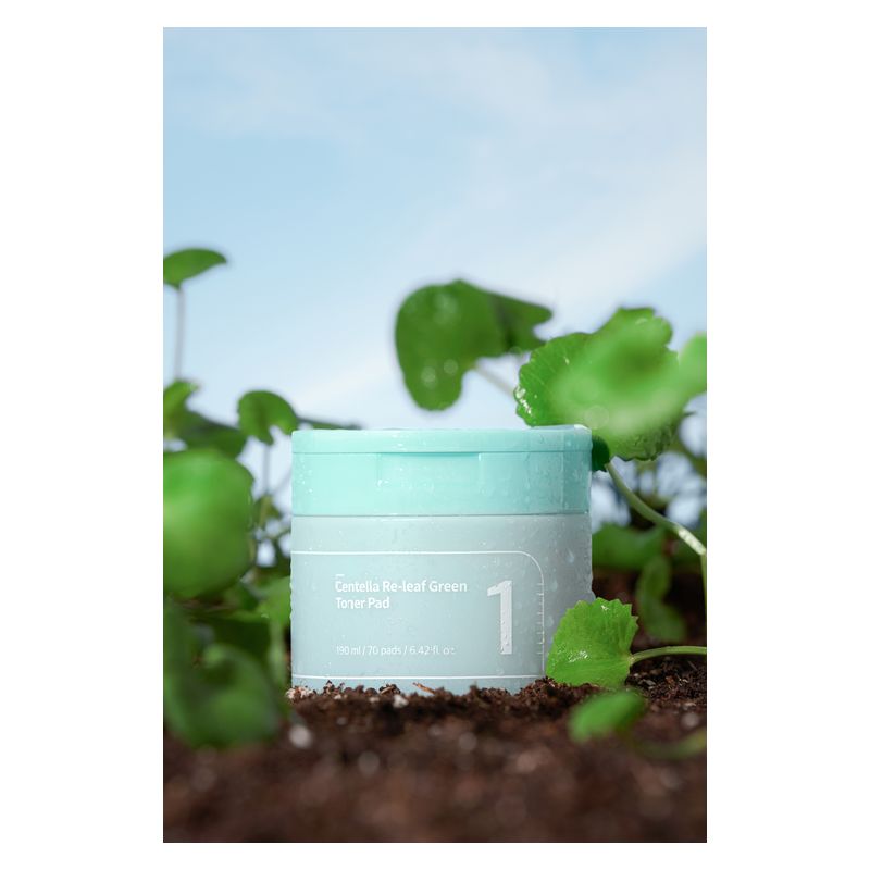 NUMBUZIN - NUMBUZIN 1 CENTELLA RE-LEAF GREEN TONER PAD NUMBUZIN - NUMBUZIN 1 CENTELLA RE-LEAF GREEN TONER PAD