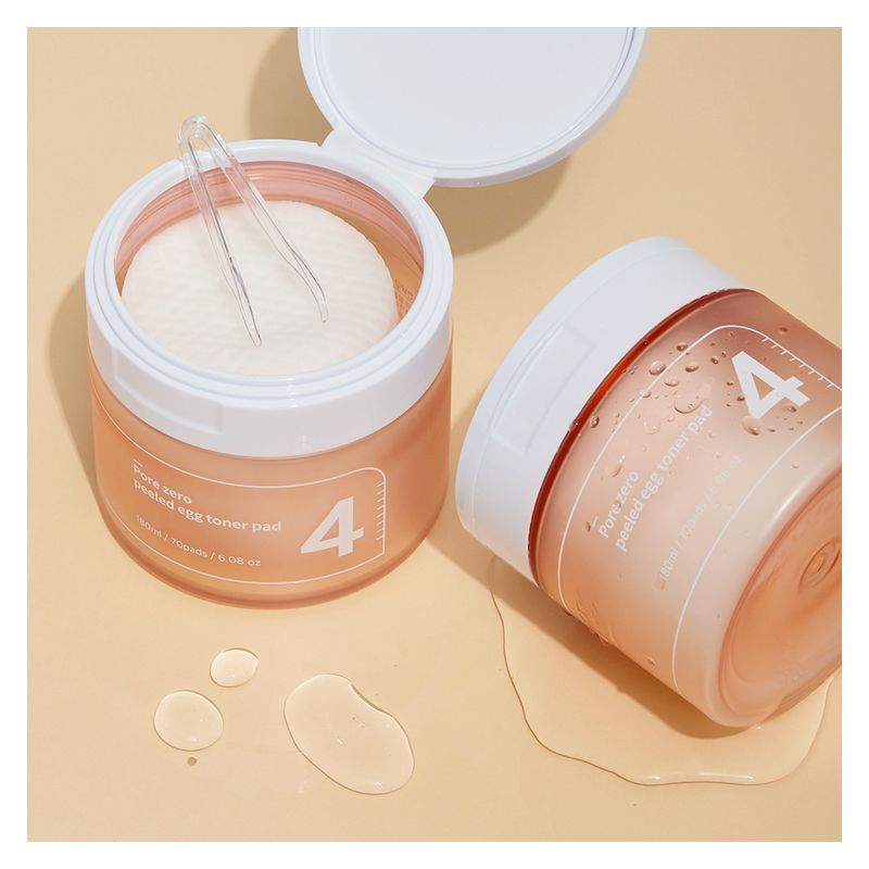 NUMBUZIN - NUMBUZIN 4 PORE ZERO PEELED EGG TONER PAD NUMBUZIN - NUMBUZIN 4 PORE ZERO PEELED EGG TONER PAD