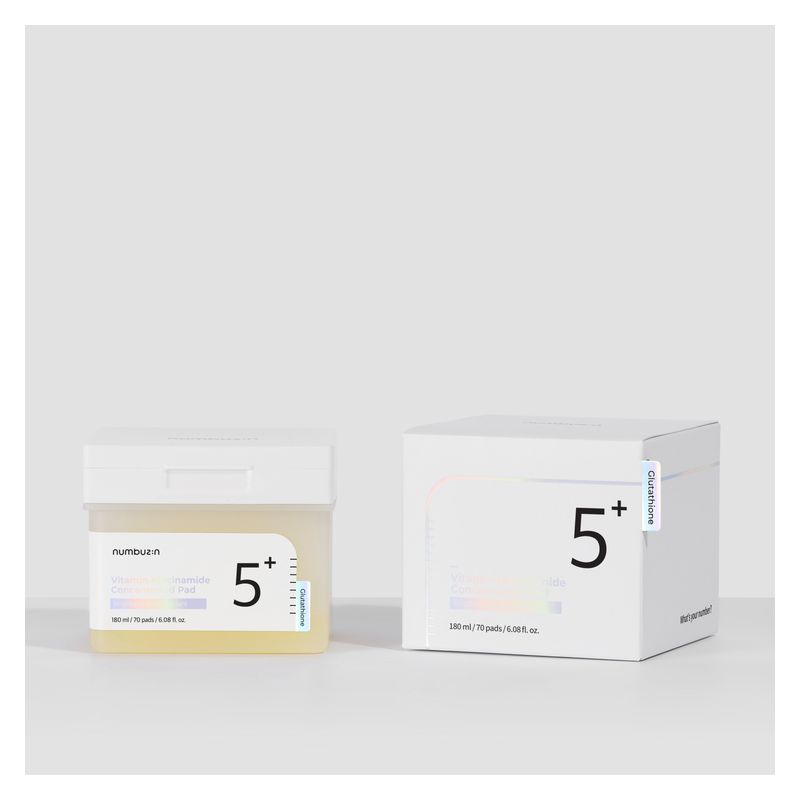 NUMBUZIN - 5+ GLUTATHIONE  VITAMIN CONCENTRATED TONER PADS