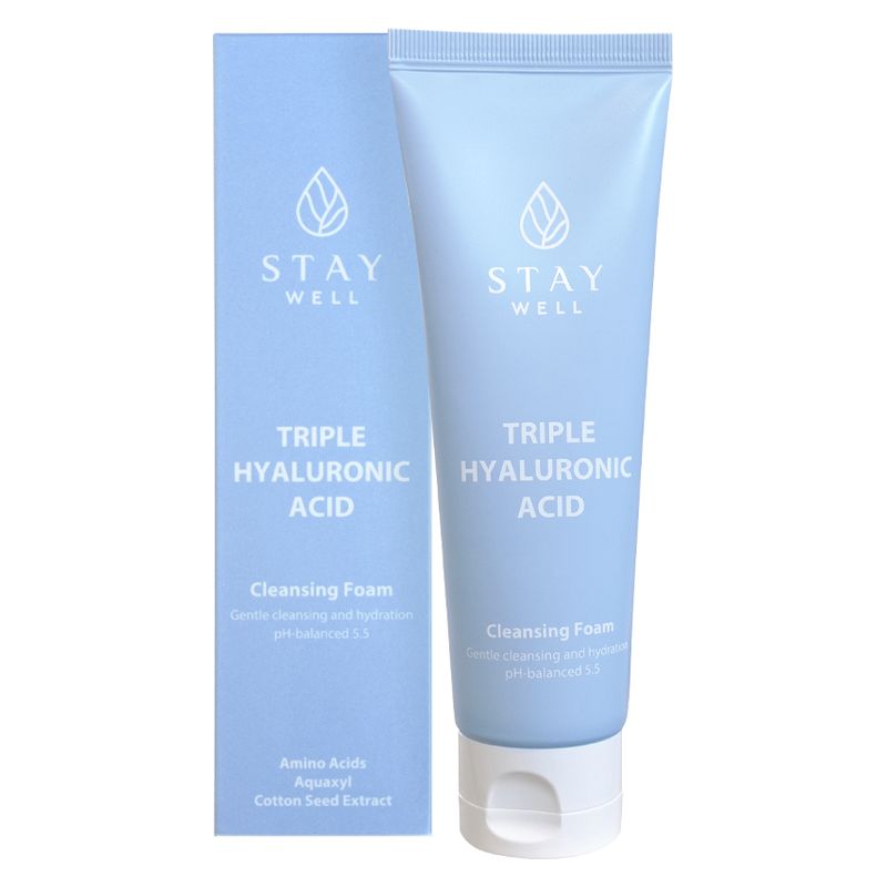 STAY WELL - TRIPLE HYALURONIC ACID CLEANSING FOAM STAY WELL - TRIPLE HYALURONIC ACID CLEANSING FOAM