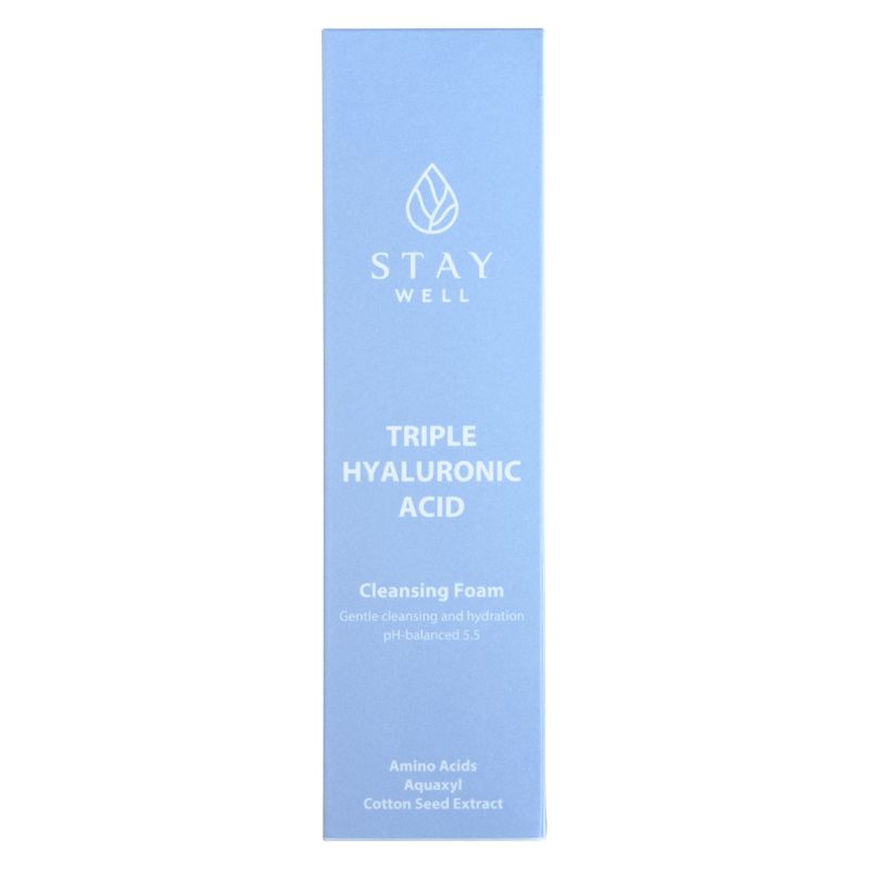 STAY WELL - TRIPLE HYALURONIC ACID CLEANSING FOAM STAY WELL - TRIPLE HYALURONIC ACID CLEANSING FOAM