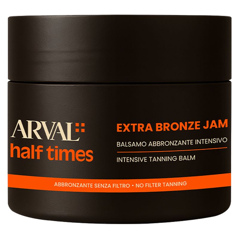 ARVAL - HALF TIMES EXTRA BRONZE JAM - BALSAMO ABBRONZANTE INTENSIVO ARVAL - HALF TIMES EXTRA BRONZE JAM - BALSAMO ABBRONZANTE INTENSIVO