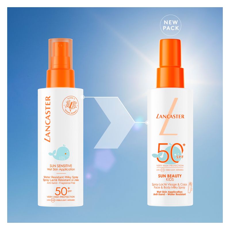 Lancaster - SUN BEAUTY KIDS FACE & BODY MILKY SPRAY SPF 50+