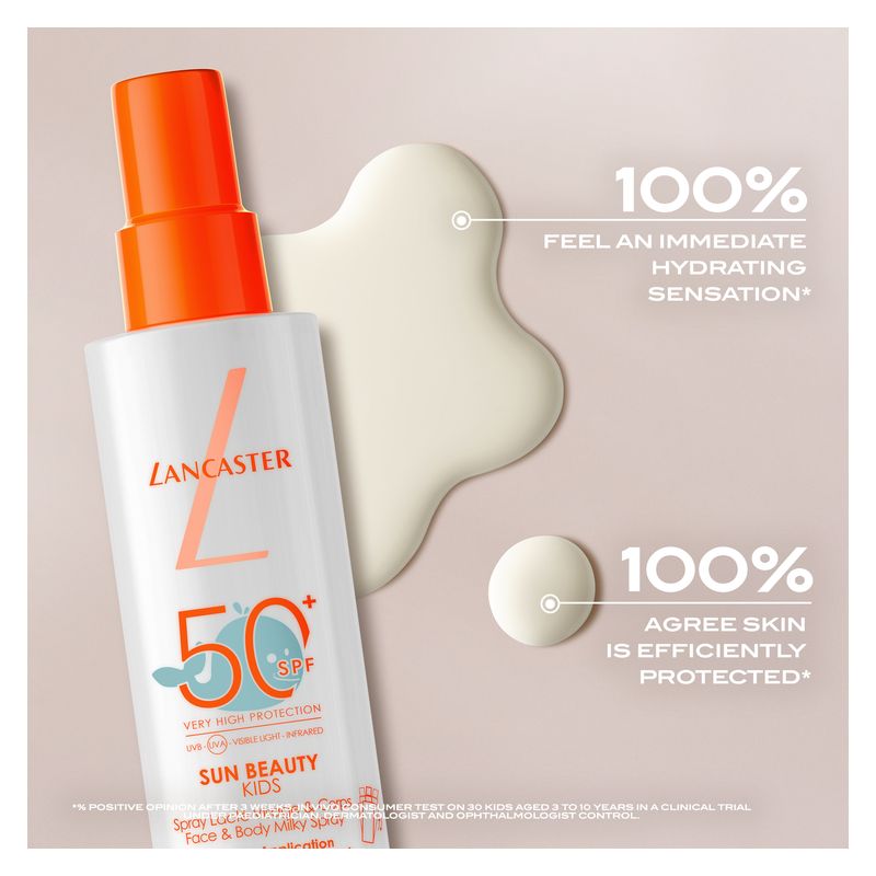 Lancaster - SUN BEAUTY KIDS FACE & BODY MILKY SPRAY SPF 50+