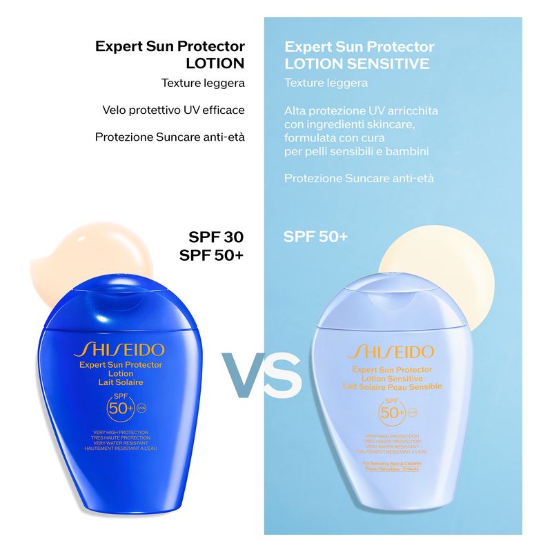 Shiseido - EXPERT SUN PROTECTOR LOTION SENSITIVE SPF 50+ Shiseido - EXPERT SUN PROTECTOR LOTION SENSITIVE SPF 50+