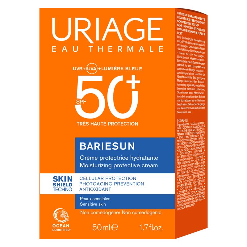 URIAGE - BARIESUN CRèME PROTECTRICE SPF 50+ URIAGE - BARIESUN CRèME PROTECTRICE SPF 50+
