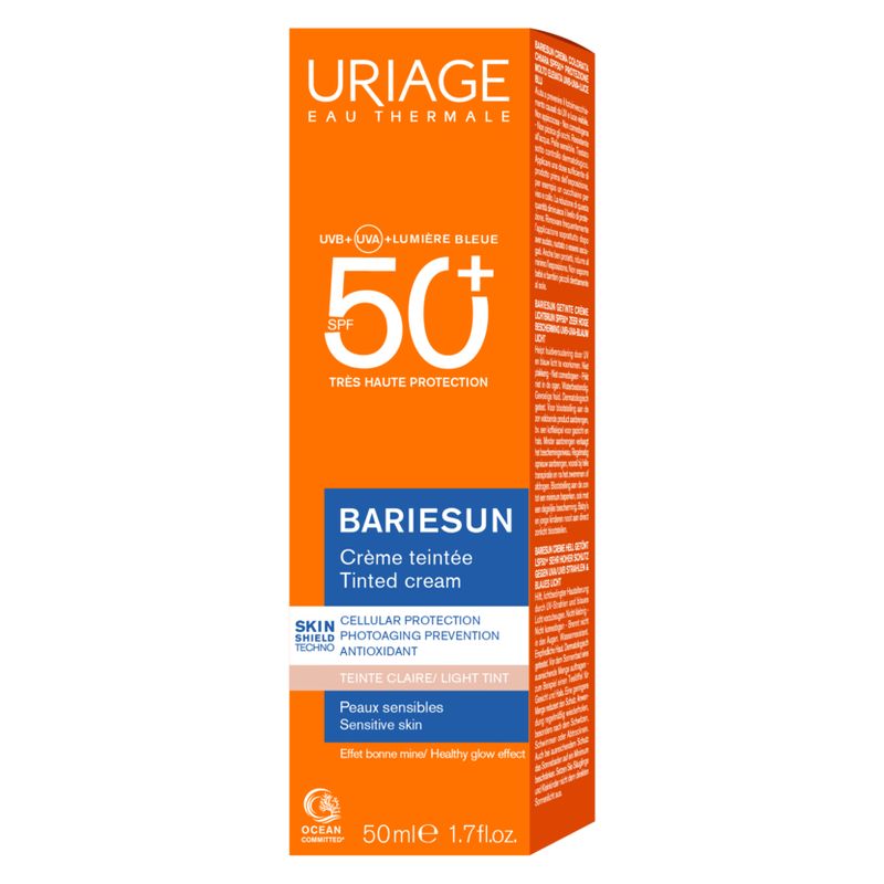 URIAGE - BARIESUN CRèME TEINTéE SPF 50+ TEINTE CLAIRE URIAGE - BARIESUN CRèME TEINTéE SPF 50+ TEINTE CLAIRE