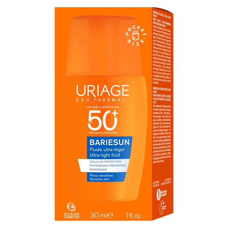 URIAGE - BARIESUN FLUIDE ULTRA-LéGER SPF 50+ URIAGE - BARIESUN FLUIDE ULTRA-LéGER SPF 50+