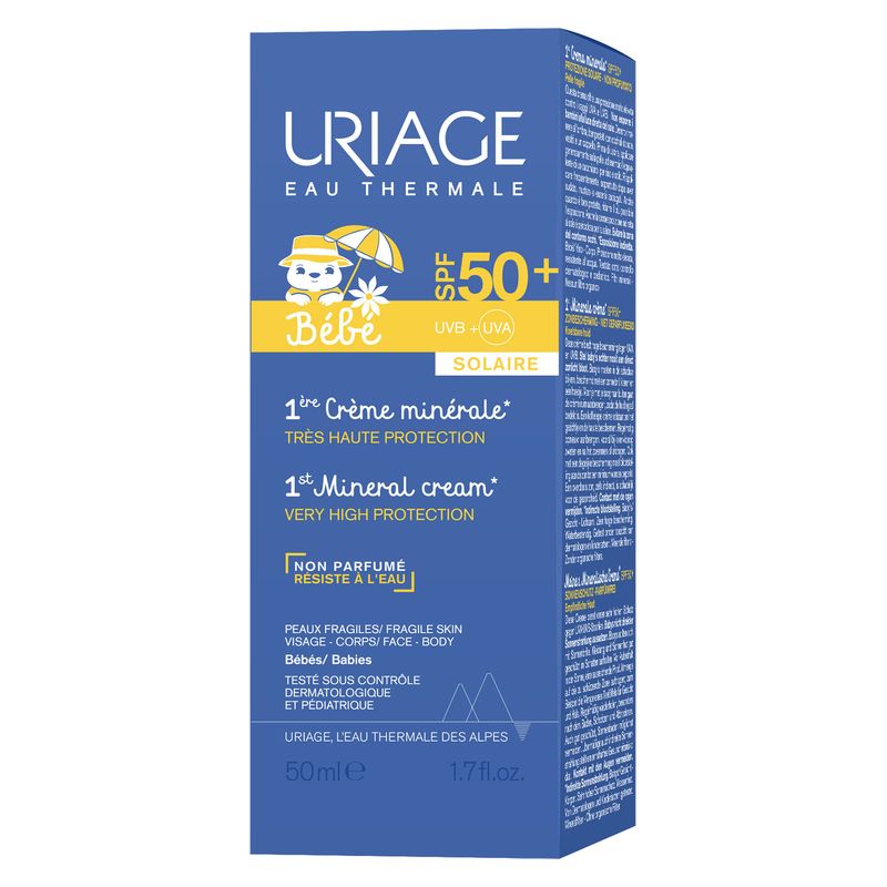 URIAGE - BéBé CREèME MINéRALE SPF 50+ URIAGE - BéBé CREèME MINéRALE SPF 50+