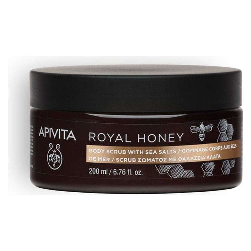 APIVITA - ROYAL HONEY BODY SCRUB WITH SEA SALTS APIVITA - ROYAL HONEY BODY SCRUB WITH SEA SALTS